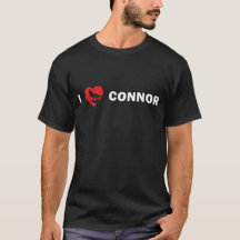 I <3 Connor Shirt-Schwarzes