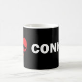 I <3 Connor Tassen-Schwarzes Kaffeetasse (Mittel)