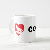 I <3 Connor Tassen-Weiß Kaffeetasse (Vorderseite Links)