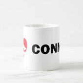 I <3 Connor Tassen-Weiß Kaffeetasse (Mittel)