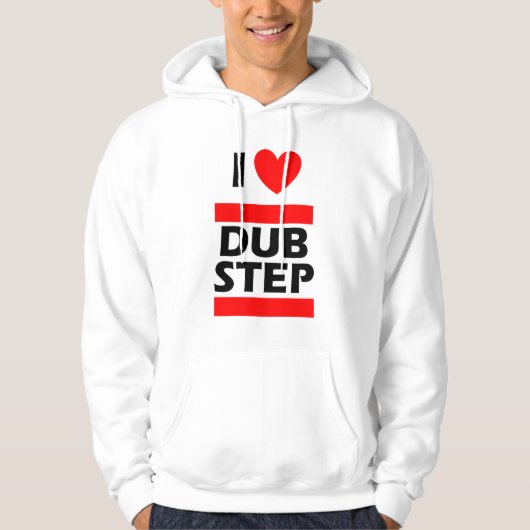 I <3 Dubstep Hoodie (Vorderseite)