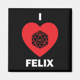 I <3 Felix Magnet (dunkel)