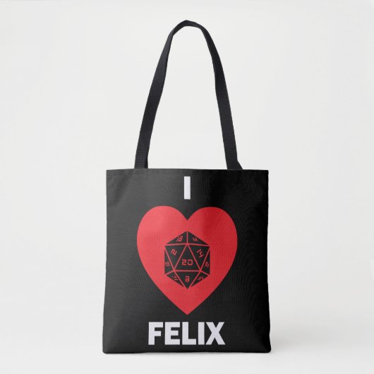 I <3 Felix Tasche (dunkel) (Vorderseite)