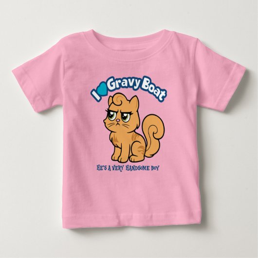 I <3 Gravy Boat DCC Baby T-shirt (Vorderseite)