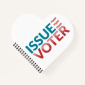 I <3 IssueVoter-Notebook Notizblock (Vorderseite)