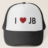 I <3 JB Hut Truckerkappe (Vorderseite)