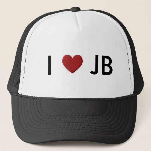 I <3 JB Hut Truckerkappe (Vorderseite)