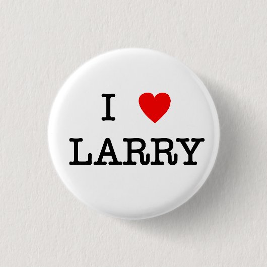 I <3 Larry Knopf Button (Vorderseite)