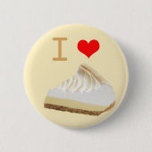 I <3 Lemmon Torten-Knopf Button (Vorderseite)