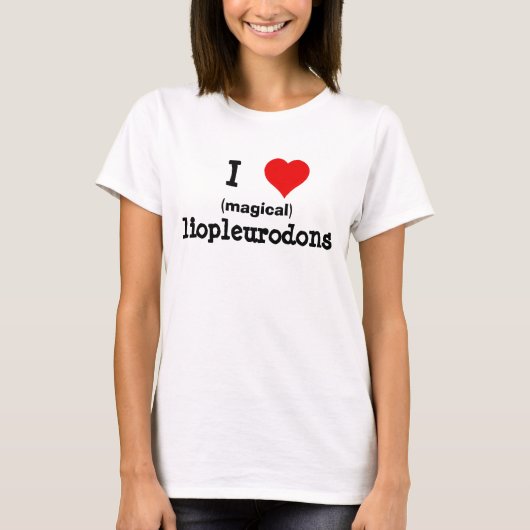 I <3 Liopleurodons T-Shirt (Vorderseite)