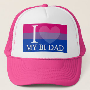 I <3 mein Bi-Vater Truckerkappe