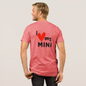 I <3 mein MINI-Hemd Tri-Blend Shirt (Rückseite voll)