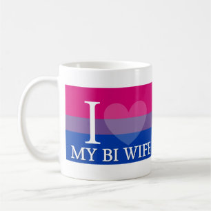 I <3 meine Bi-Ehefrau Kaffeetasse