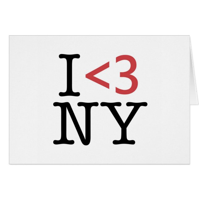 I <3 NY (Vorderseite (Horizontal))