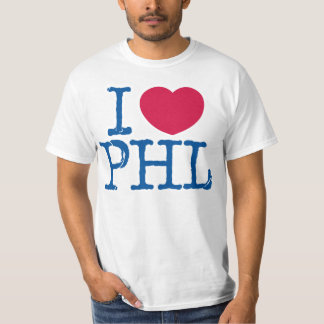 I <3 PHL Shirt-(rot/Blau) Wert-Shirt T-Shirt