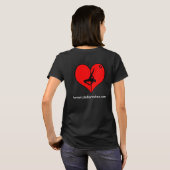 I <3 Pole Ladys Jacket T-Shirt (Schwarz voll)