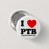 I <3 PTB Knopf Button (Vorne & Hinten)