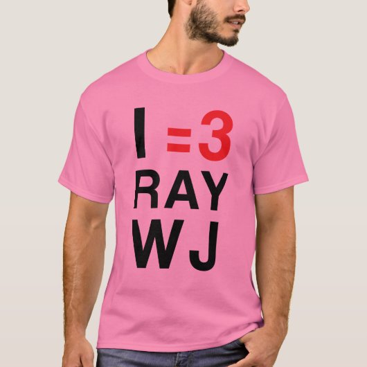 I =3 RayWJ T-Shirt (Vorderseite)
