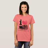 I < 3 Schweine T-Shirt (Vorne ganz)