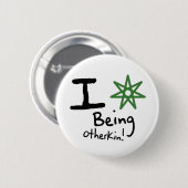 I <3 seiend Otherkin Knopf Button (Vorne & Hinten)