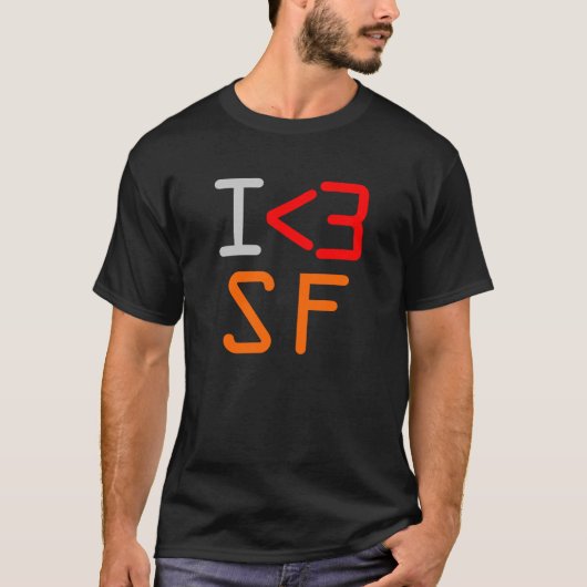 I <3 SF T-Shirt (Vorderseite)