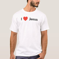 I <3 Typ Sammlung: I Liebe Jesus T - Shirt