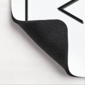 I <3 U Herz des Emoticon-I Sie Mousepad (Ecke)