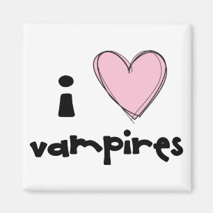 I <3 Vampire - Rosa Magnet