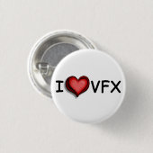 I <3 VFX Knopf Button (Vorne & Hinten)