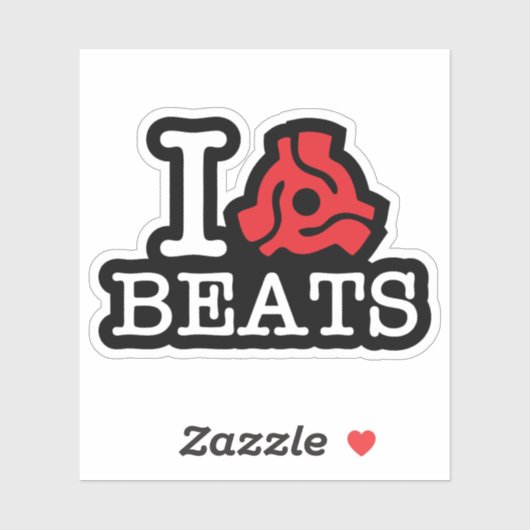 I 45 Adapter Beats Aufkleber (Blatt)