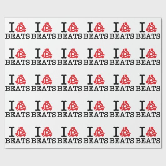 I 45 Adapter Beats Geschenkpapier (Flach)