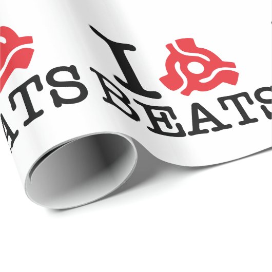 I 45 Adapter Beats Geschenkpapier (Rolleneckpunkt)