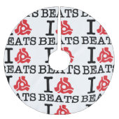 I 45 Adapter Beats Polyester Weihnachtsbaumdecke (Vorderseite)
