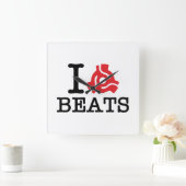 I 45 Adapter Beats Quadratische Wanduhr (Zuhause)