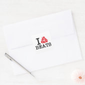 I 45 Adapter Beats Quadratischer Aufkleber (Umschlag)