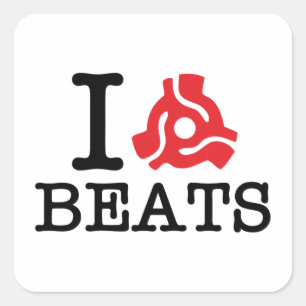 I 45 Adapter Beats Quadratischer Aufkleber