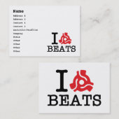 I 45 Adapter Beats Visitenkarte (Vorne/Hinten)