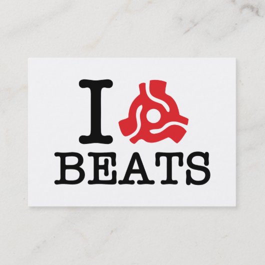 I 45 Adapter Beats Visitenkarte (Rückseite)