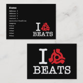 I 45 Adapter Beats Visitenkarte (Vorne/Hinten)