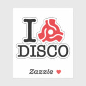 I 45 Adapter-Disco Aufkleber (Blatt)