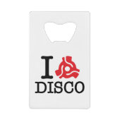 I 45 Adapter-Disco Geldbeutel Flaschenöffner (Vorderseite)