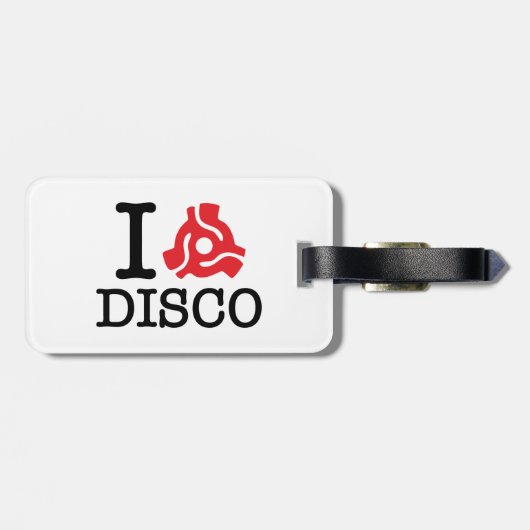 I 45 Adapter-Disco Gepäckanhänger (Rückseite horizontal)