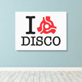 I 45 Adapter-Disco Leinwanddruck (Insitu (Holzboden))