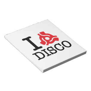 I 45 Adapter-Disco Notizblock