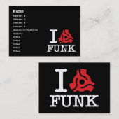 I 45-Adapter-Funk Visitenkarte (Vorne/Hinten)