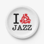 I 45 Adapter Jazz Pappteller (Vorderseite)
