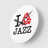 I 45 Adapter Jazz Runde Wanduhr (Winkel)