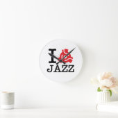 I 45 Adapter Jazz Runde Wanduhr (Zuhause)