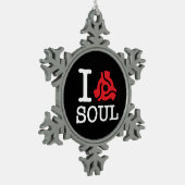 I 45-Adapter-Soul Schneeflocken Zinn-Ornament (Links)