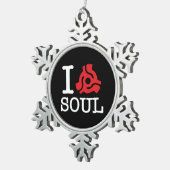 I 45-Adapter-Soul Schneeflocken Zinn-Ornament (Rechts)